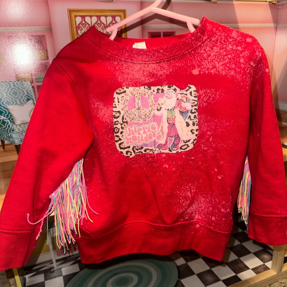 Toddler girls Christmas sweatshirt